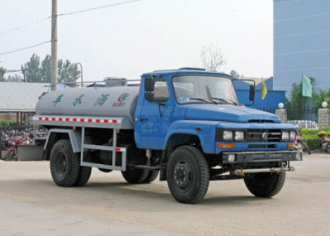 东风尖头6-8吨洒水车图片